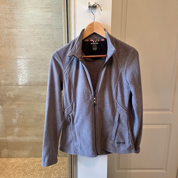 Sherpa Fleece Jacket - Grey - Picture 8 of 9